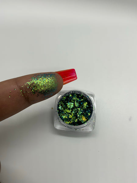 Hulk flakes and pigments